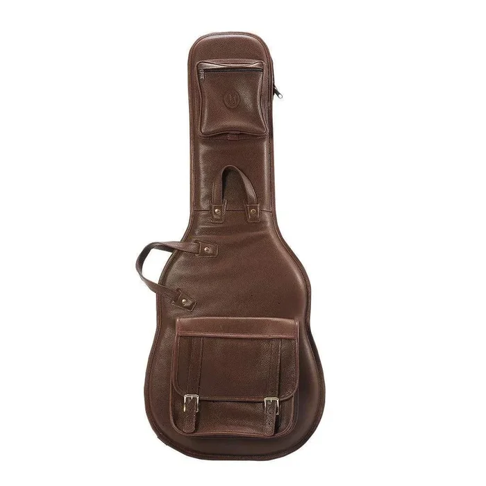 Levy’s LM18 Leather Gig Bag for Electric Guitar – Brown