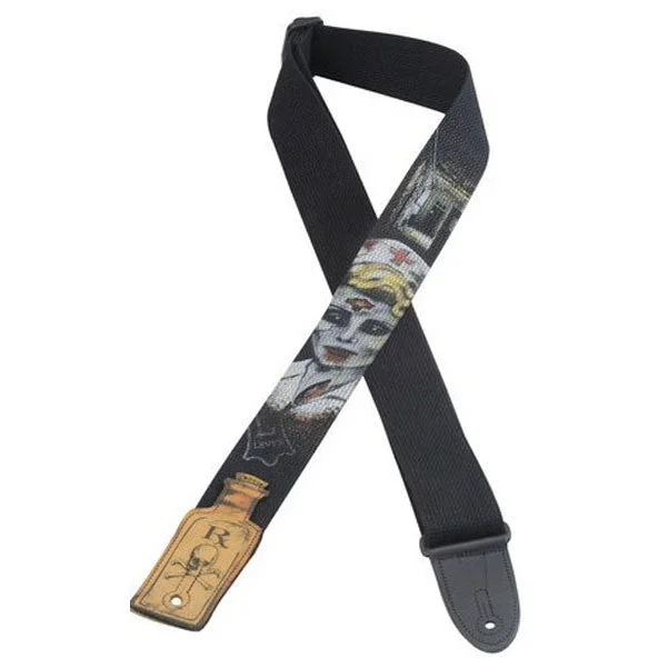 Levy’s MC8PZ-001 Zombie Nurse 2-Inch Cotton Guitar Strap