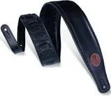 Levy’s MRHGS-BLK Garment Leather Guitar Strap – Black