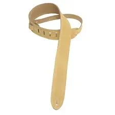 Levy’s MS12 Suede Guitar Strap – Tan