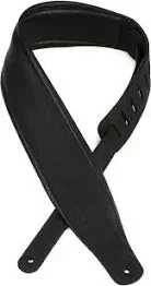Levy’s PM32BH-BLK 3.25″ Wide Butter Leather Guitar Strap – Black