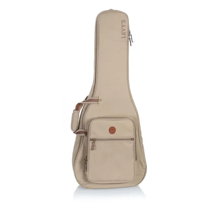 Levys LVYCLASSICGB200 Deluxe Gig Bag for Classical Guitars – Tan