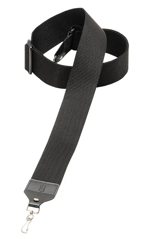 Levys M10BLK Black 2″ Soft Hand Polypropylene Banjo Strap with Clips