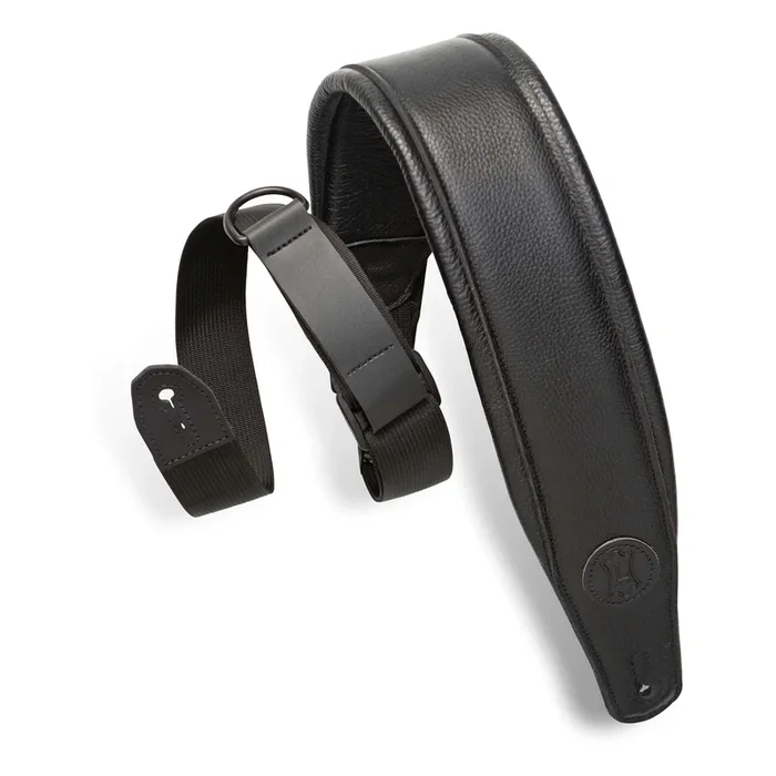 Levys Right Height™ Line Garment Padded Guitar Strap – MRHGP-BLK