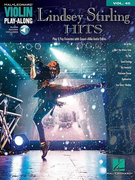 Lindsey Stirling Hits Violin Playalong Volume 45 with Online Accompaniments