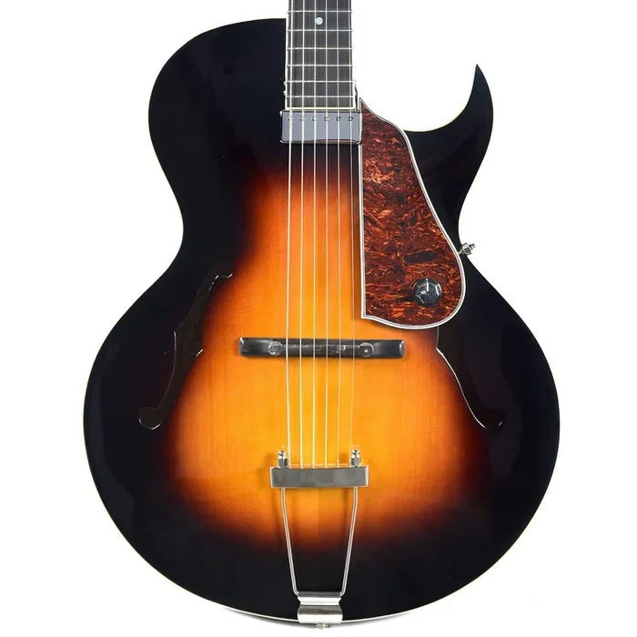 Loar LH-650 Hand Carved Archtop Thinbody Vintage Sunburst Gloss