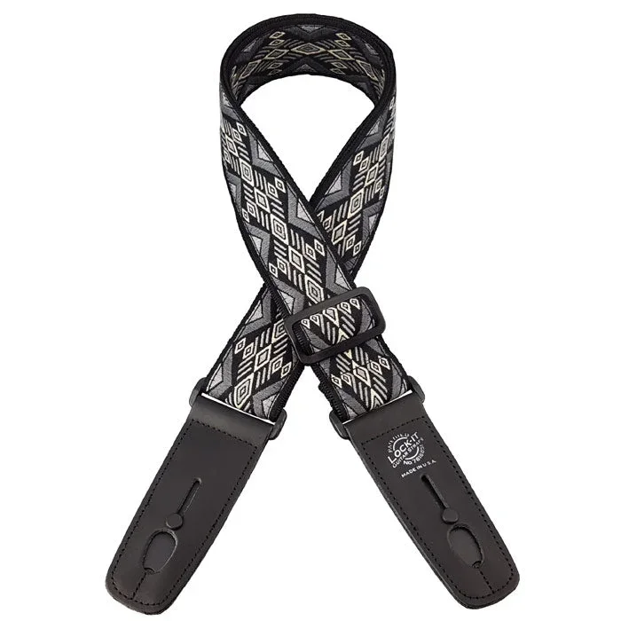Lock-it Straps Retro Vintage Series Jacquard With Locking Ends – Carbon Canyon