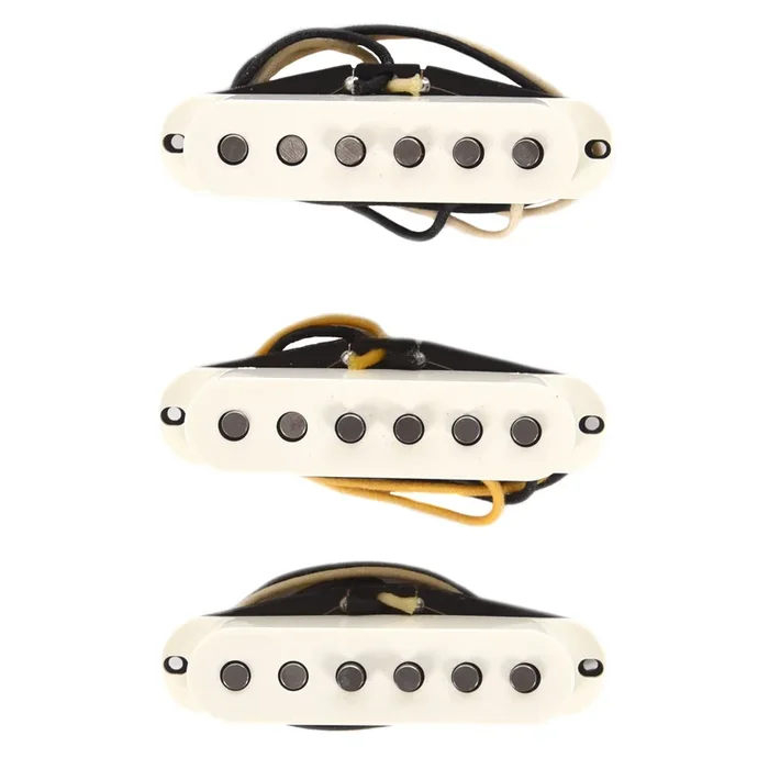Lollar Sixty-Four Strat Staggered Pole Pickup Set Parchment