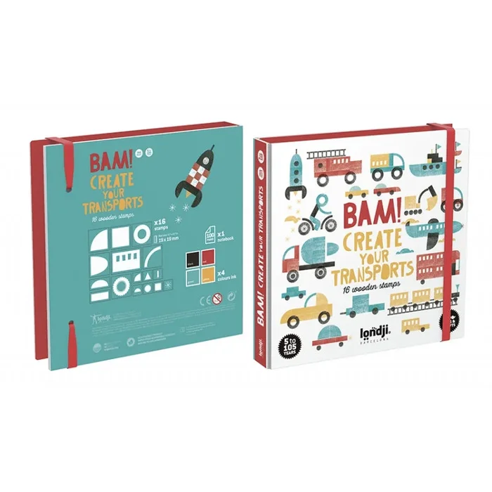 Londji create your transports stamp set