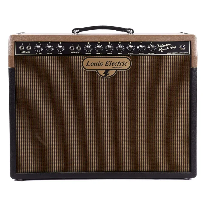 Louis Electric Vibrotone Reverb 35W 2×10 Combo Two-Tone w/Celestion 10″ Speakers