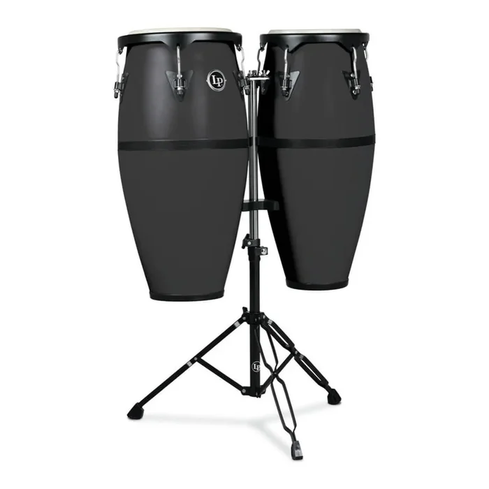 LP Discovery Series Conga Set 10″ & 11″ Onyx w/Stand
