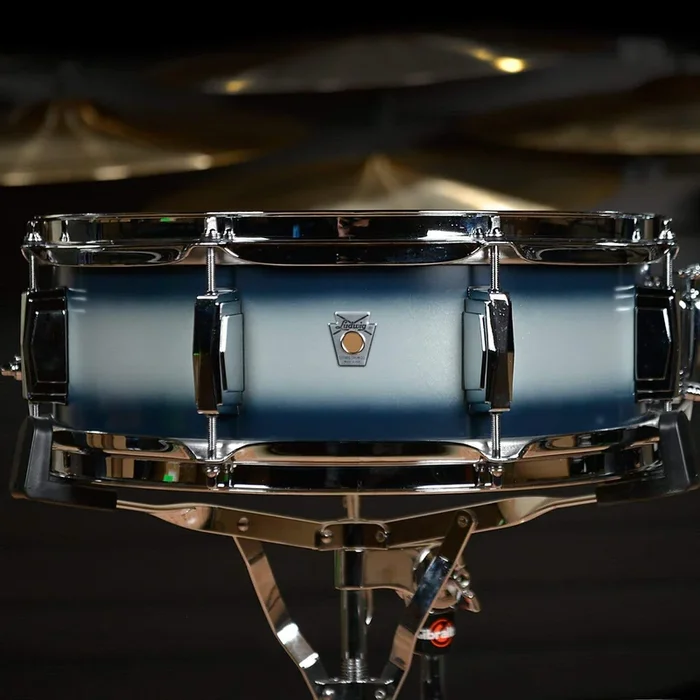 Ludwig 5×14 Club Date Vintage Snare Drum Blue/Silver Duco