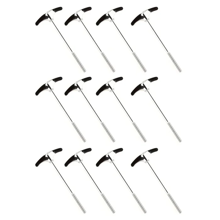 Ludwig Classic Bass Drum T-Rods w/Washers (12 Pack Bundle)