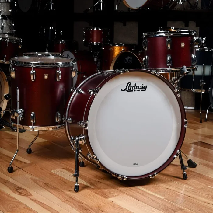 Ludwig Classic Maple 13/16/24 3pc. Drum Kit Cherry Satin