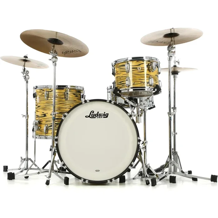 Ludwig Classic Maple 3-Piece Jazzette Shell Pack – Lemon Oyster