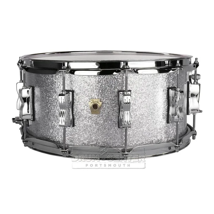 Ludwig Classic Maple Snare Drum 14×6.5 Silver Sparkle