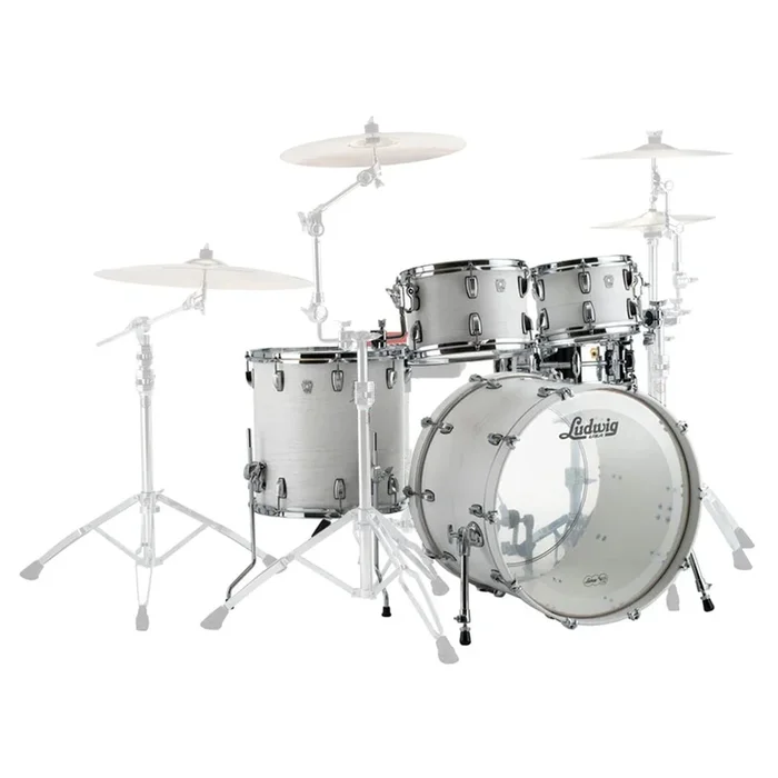 Ludwig Keystone – X FAB 22″ 4 Piece Shell Pack – Snow White