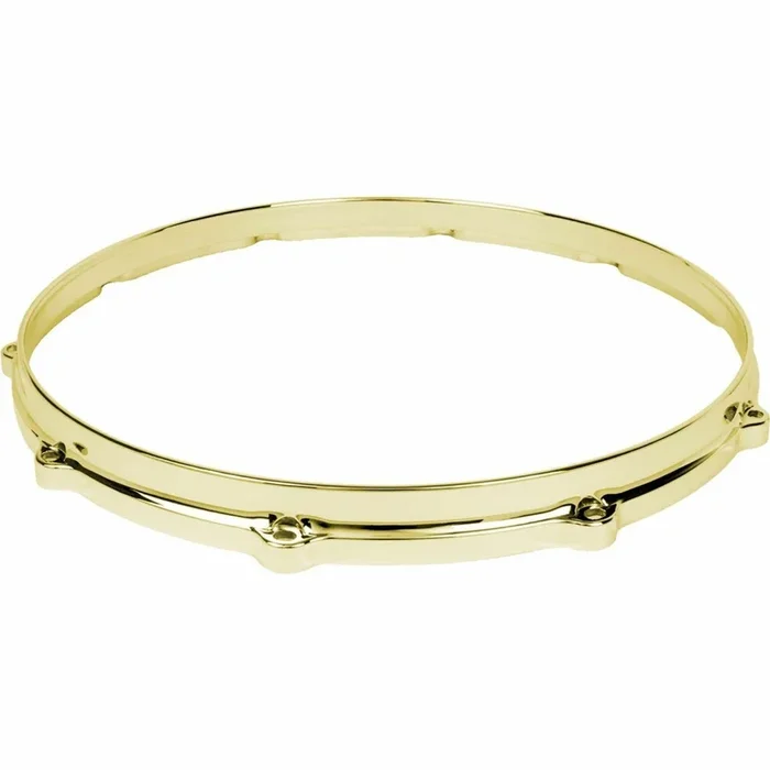Ludwig L1410BB 14″ 10 Hole Die Cast Batter Hoop, Brass Plated