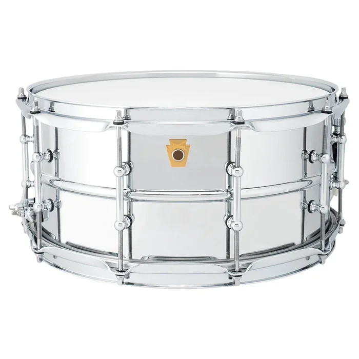 Ludwig LB402BT Supraphonic Chrome Over Brass Snare Drum 14×6.5 w/Tube Lugs