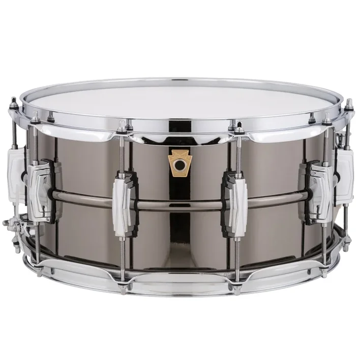 Ludwig LB417 Black Beauty 6.5×14 Smooth Shell, Imperial Lugs Snare Drum
