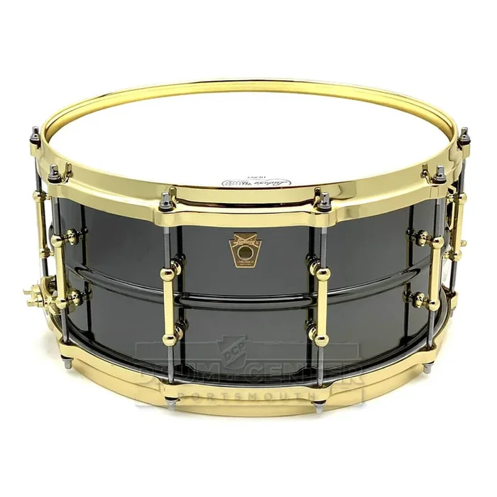 Ludwig LB417BT Black Beauty Snare Drum 14×6.5 w/Brass Trim