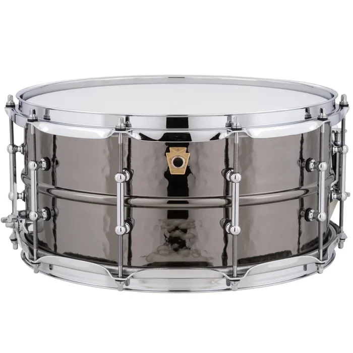 Ludwig LB417KT Black Beauty 6.5×14 Hammered Shell, Tube Lugs Snare Drum