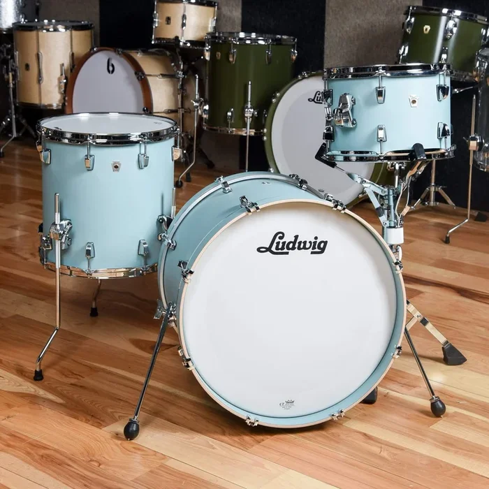 Ludwig Neusonic 12/14/20 3pc. Drum Kit Skyline Blue