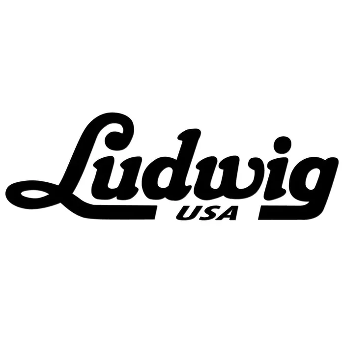Ludwig Script Logo Decal 6.5″x2.5″