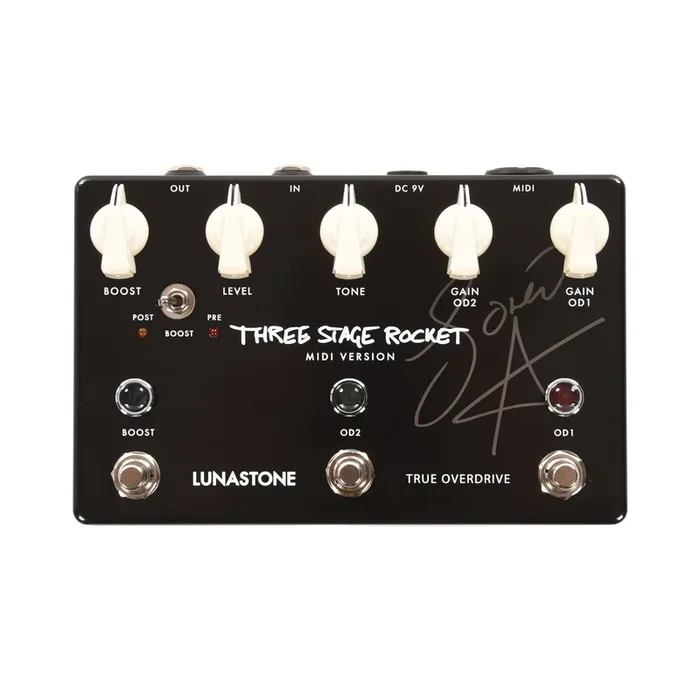 Lunastone Three Stage Rocket Midi Pedal