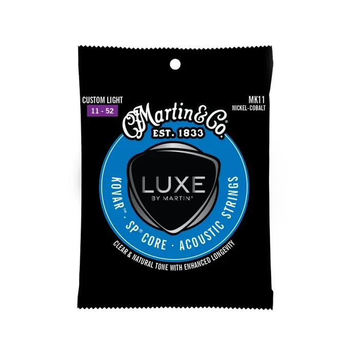 Luxe by Martin Kovar Acoustic Guitar Strings – Custom Light MK11