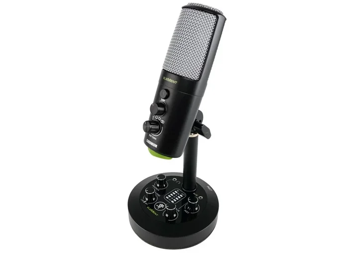 Mackie – EM-CHROMIUM USB Condenser Microphone with 2-channel Mixer