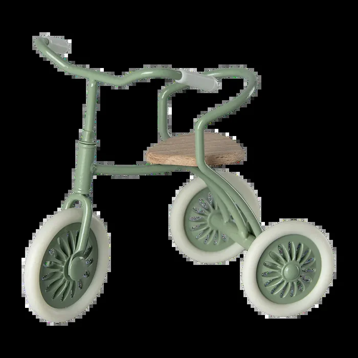 Maileg abri a tricycle for mouse – green 2024