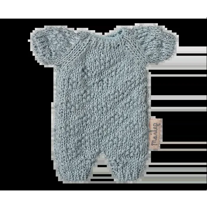 Maileg knitted suit, micro – blue