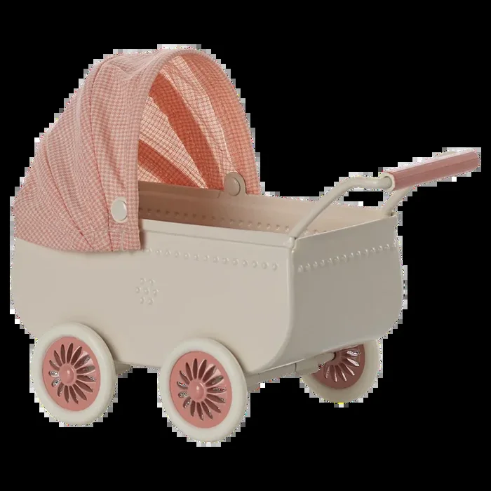 Maileg mouse pram – Coral