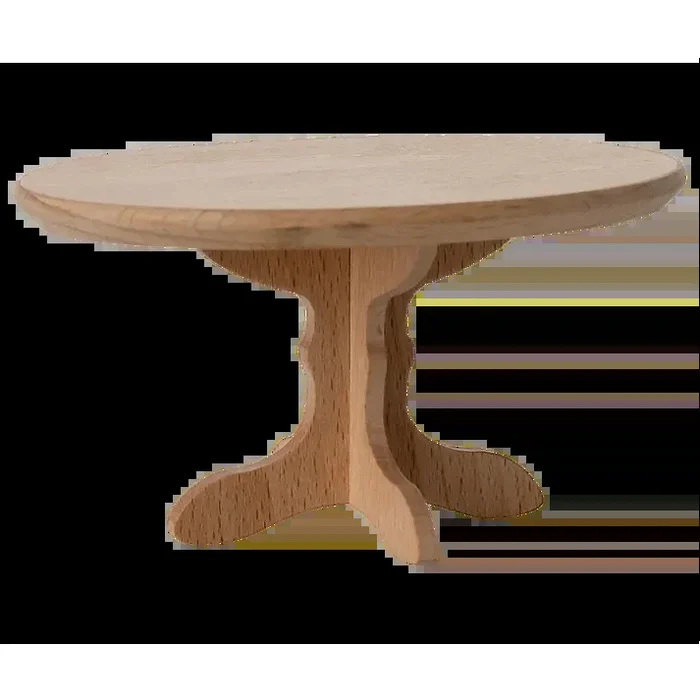 Maileg oval dining table, mouse – natural