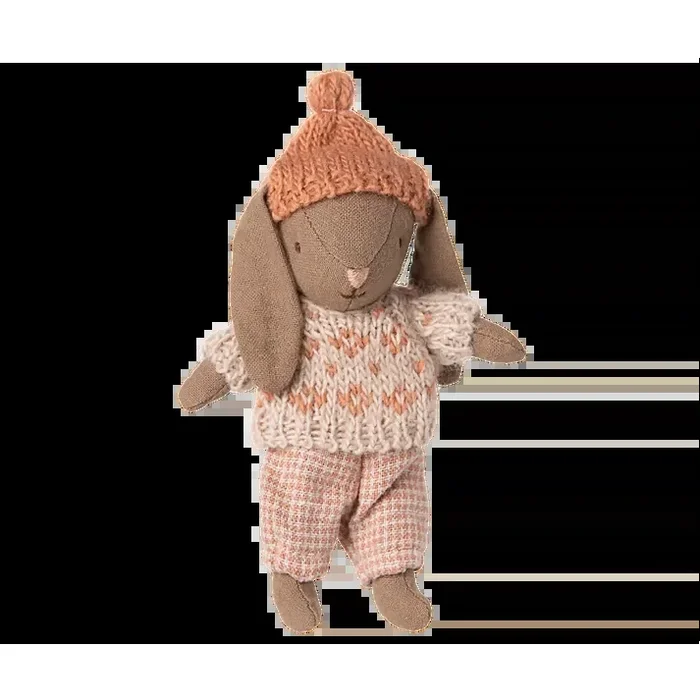 Maileg winter brown bunny, micro – rose