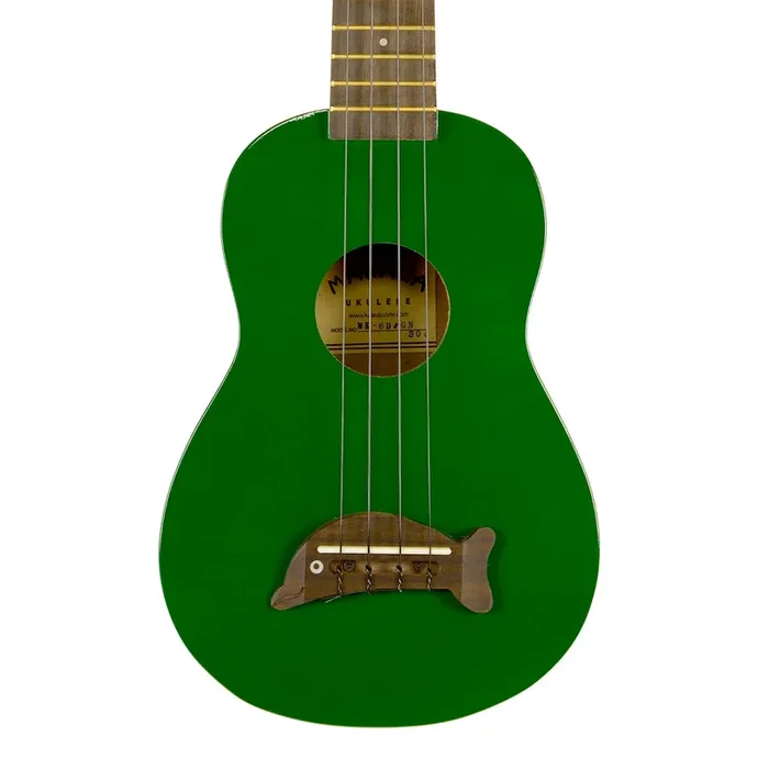 Makala Soprano Ukulele Dolphin Bridge – Green