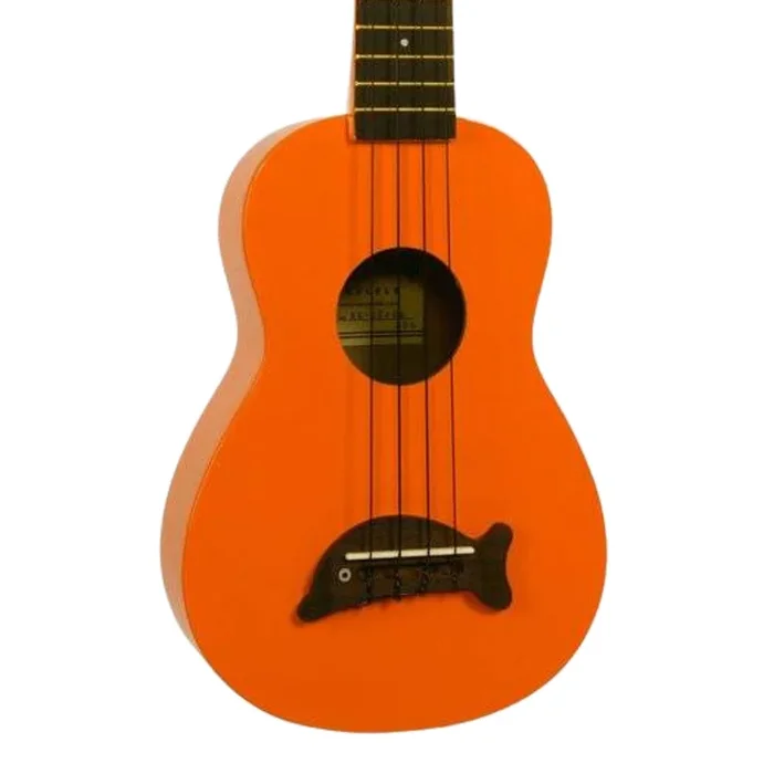 Makala Soprano Ukulele Dolphin Bridge – Orange