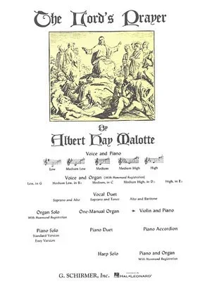 Malotte, Albert Hay: The Lord’s Prayer (violin & piano)