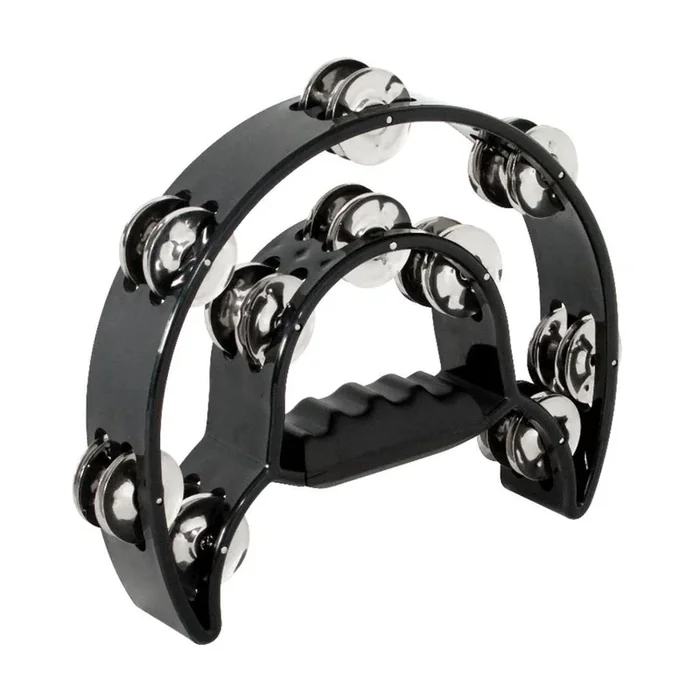 Mano Cutaway Tambourine – Black