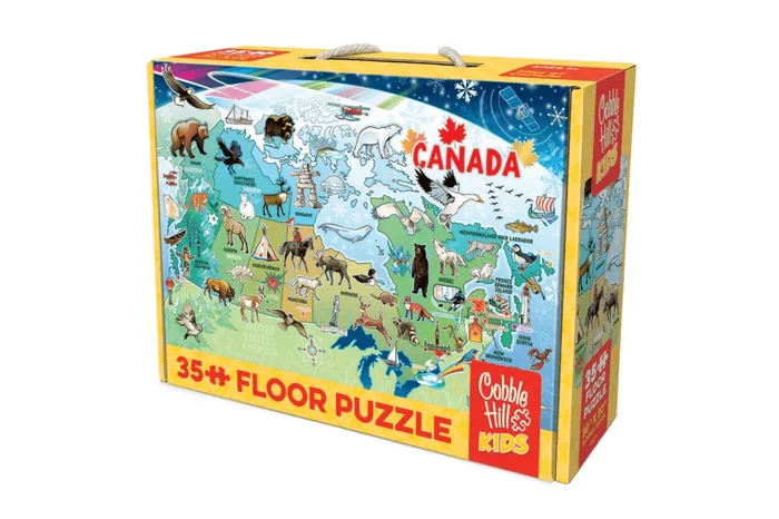 Map of Canada Floor Puzzle by Cobble Hill
