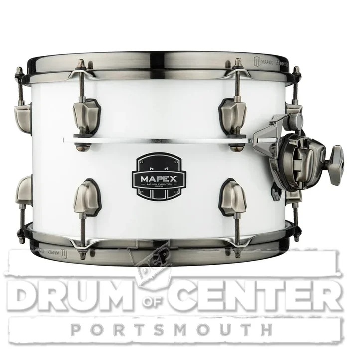 Mapex Saturn Evolution Birch Bass Drum (w/Mount) 18×14 Polar White