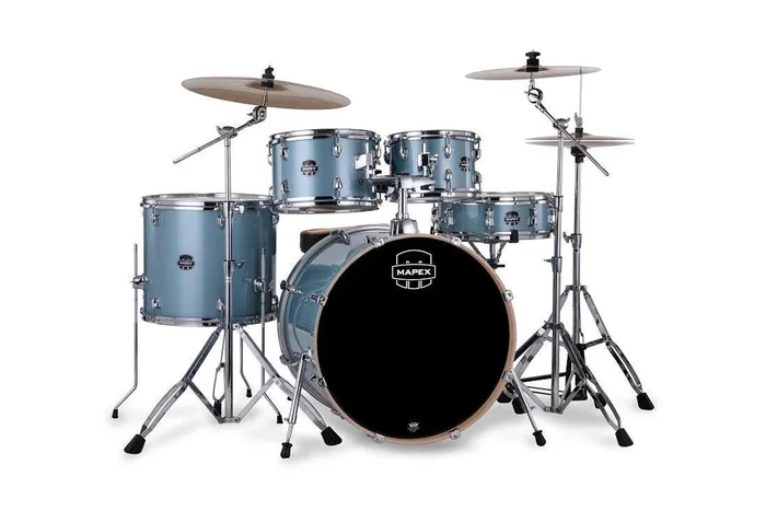 Mapex Venus 5 Piece Drum Kit | Aqua Blue Sparkle