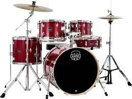 Mapex Venus 5-piece Fusion Complete Drum Set – Crimson Red Sparkle