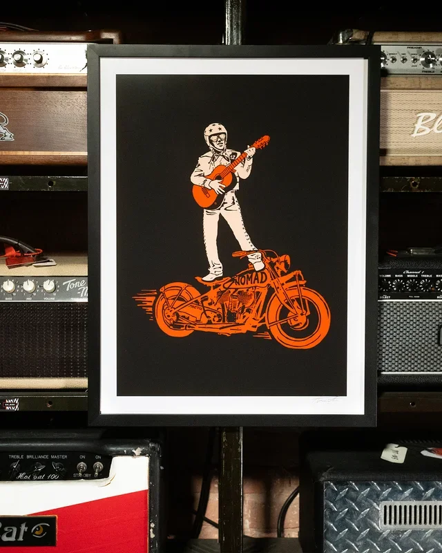 MARIACHI RIDER ART PRINT – DARK