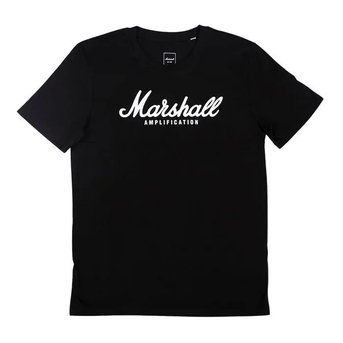 Marshall Script T Shirt, Black, L