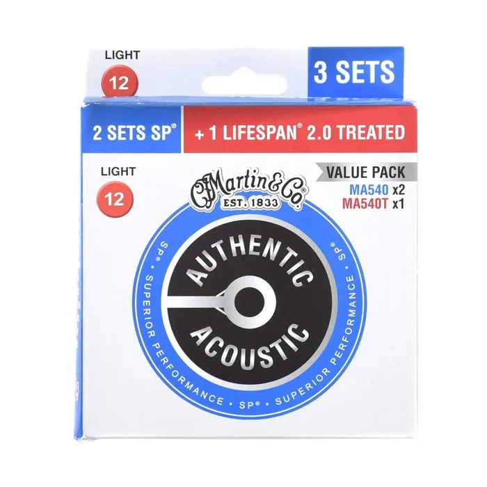 Martin Authentic Acoustic Acoustic MA540 & MA540T 3-Pack