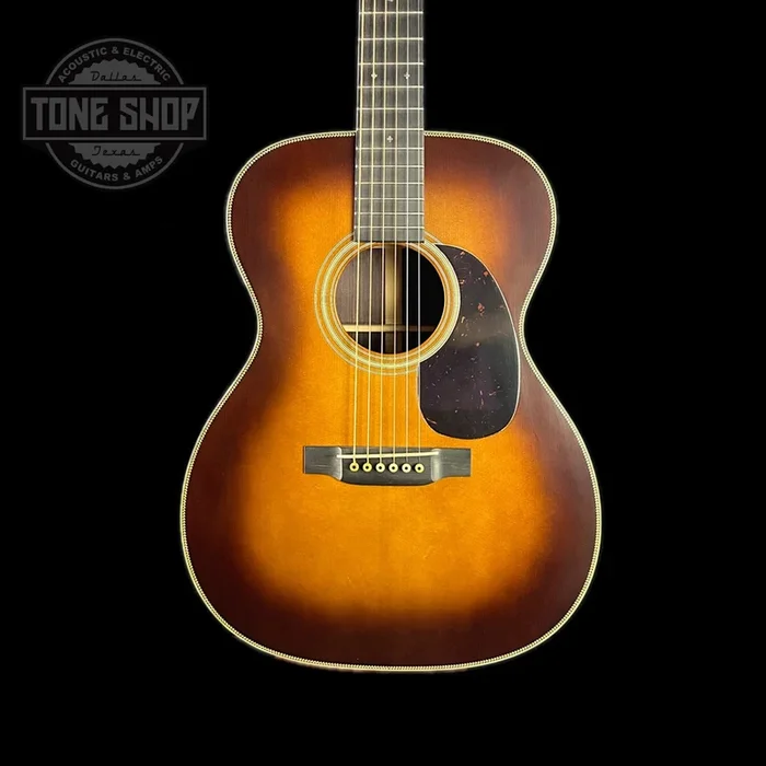 Martin Custom Shop 000-28 Authentic 1937 Vintage Low Gloss w/Stage 1 Aging w/Ambertone Burst w/case