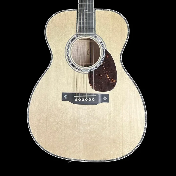 Martin Custom Shop 42 Style OM Adirondack/Pacific Big Leaf Flamed Maple w/case
