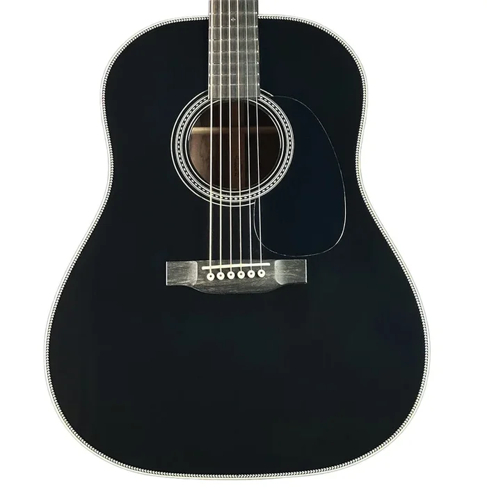 Martin Custom Shop Slope Shoulder Dread Blacktop 28 Style Adirondack / Wild Grain East Indian Rosewood w/case